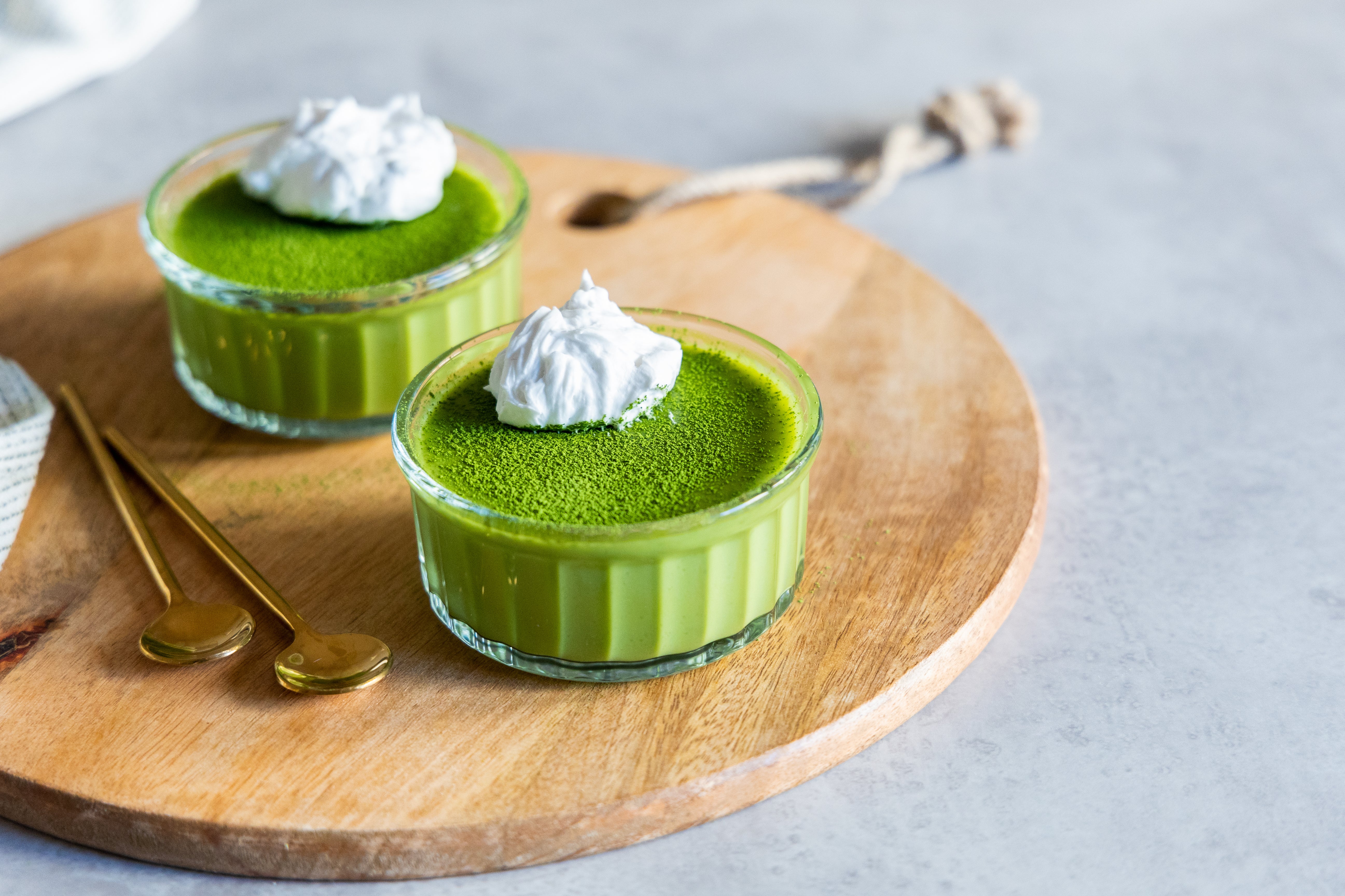 Matcha pudding – Materia
