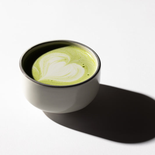 Off-white matcha bowl