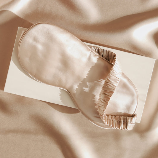 Silk Sleep Mask / Golden Sunlight