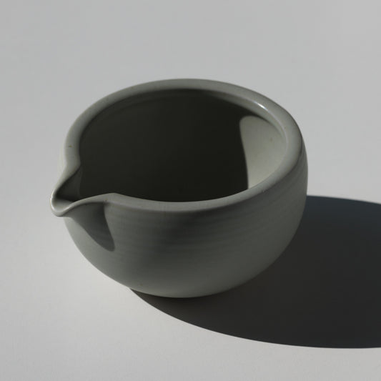 Traditional Matcha Bowl with a Pour Spout