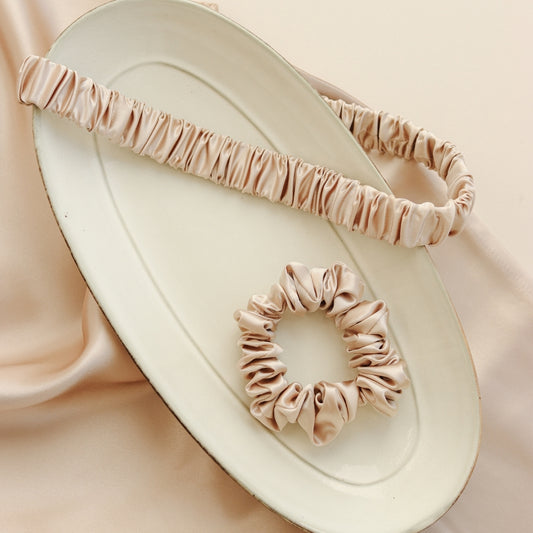 Silk Hair Ribbon / Golden Sunlight