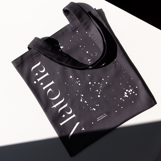 Anthracite grey tote-bag